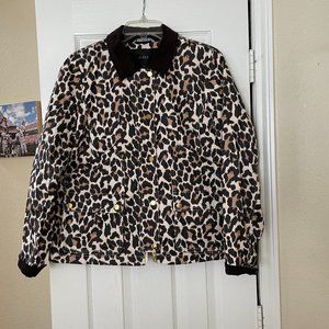 JCrew Barn Jacket in Leopard